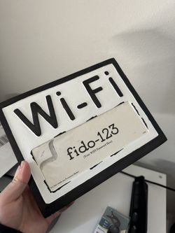 Better home and garden wifi sign wall sign