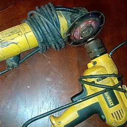 DeWalt Corded Angel Grinder & Drill 