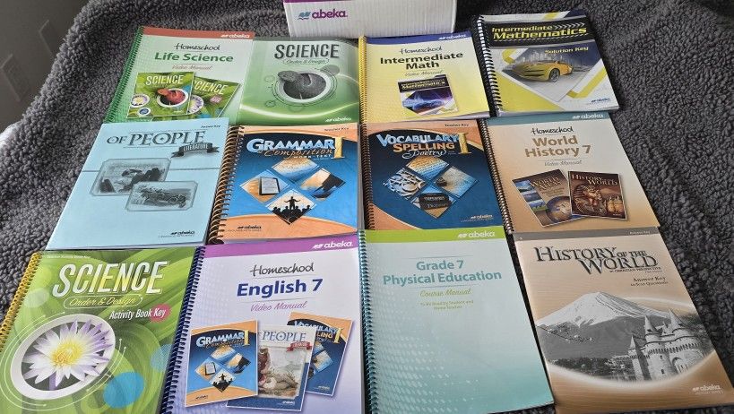 Parents Kit For Abeka Homeschool 7th Grade Like New Condition 