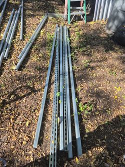 Seven pieces, deep unistrut, one hundred and forty dollars