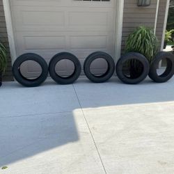 5 Bridgestone Tires.
