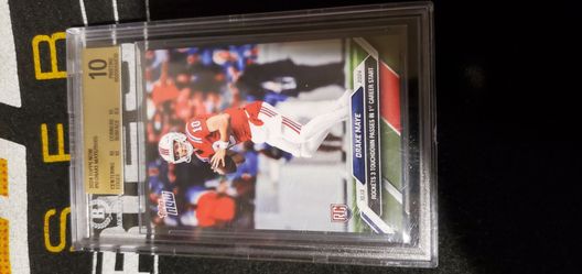 Drake maye topps now RC beckett 10