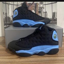 Buy Jordan 13 Retro Mens Shoes, Black/University Blue/Black, 7.5 at