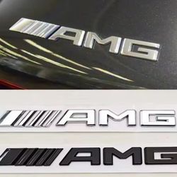 Mercedes Benz AMG Badge Emblem Adhesive Back See All Pics Sold Separately SHIPPING AVAILABLE 