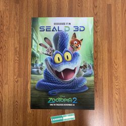 Zootopia 2 (Cinemark Exclusive) RealD 3D Mini Poster