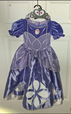 Disney Princess Sofia the First SIZE 2T dress up Halloween costume w/crown $20 FIRM