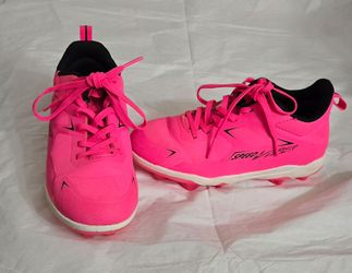 Pink cleats Size 12 Kids
