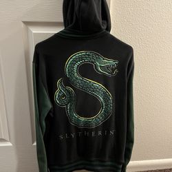 Slytherin Hoodie Varsity Jacket, Adult Medium