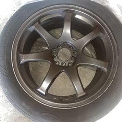 Set of 4 Rims and Tires