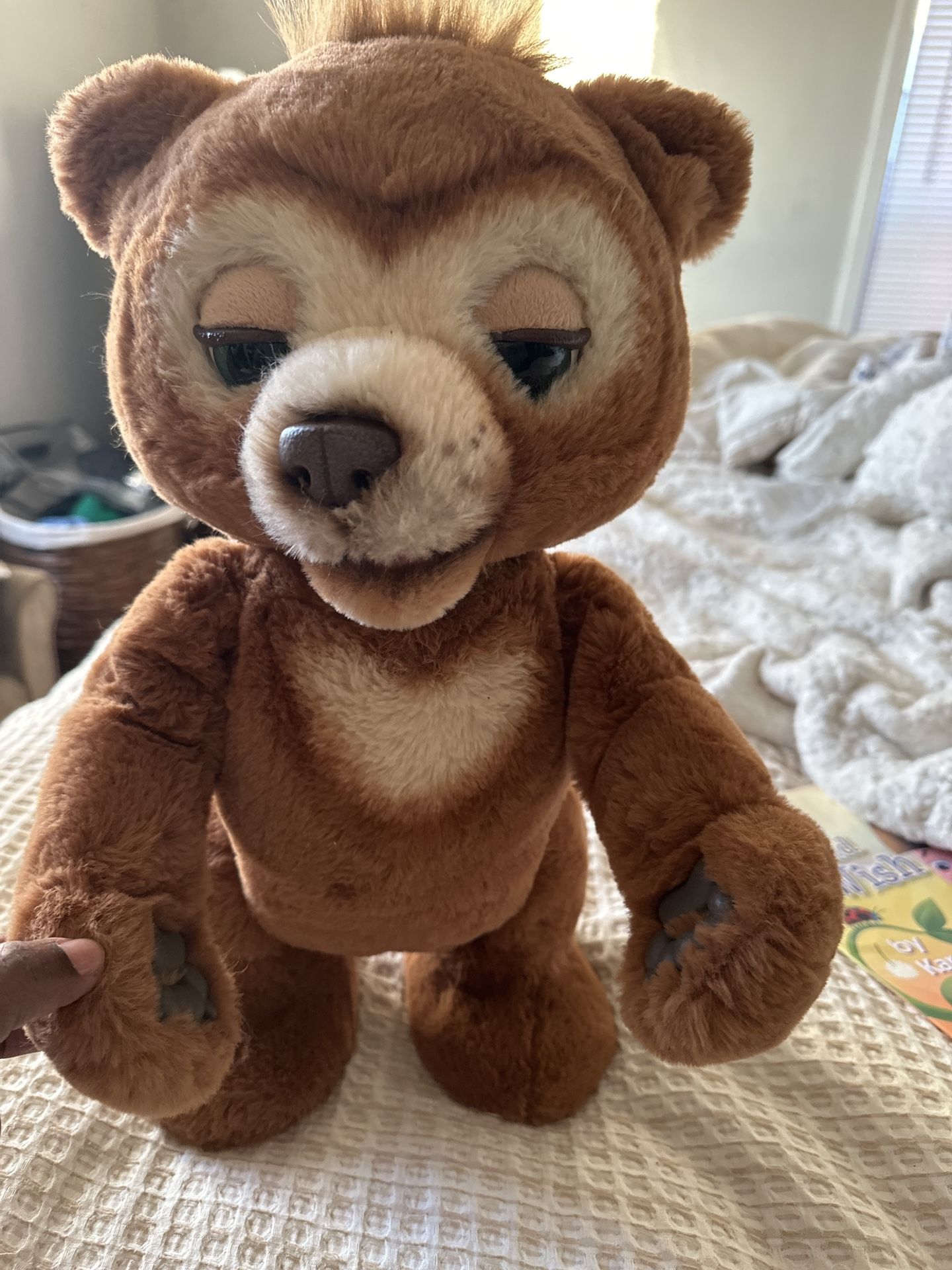 FurReal Cubby the Curious Bear Interactive Plush Toy