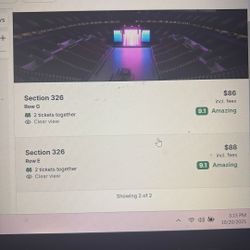 Two Seats Of Maroon 5 Tickets For Sale 