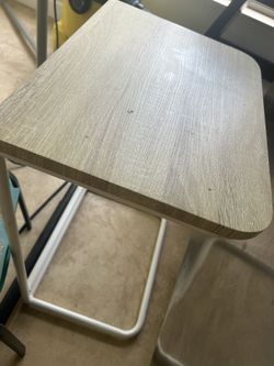 White Wood Mini Small Table