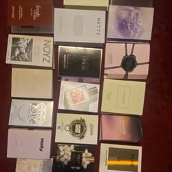Beauty Samples And Perfume Samples  Plus Makeup Bag  15$