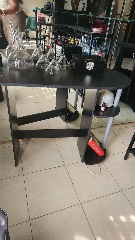 Small Black Desk