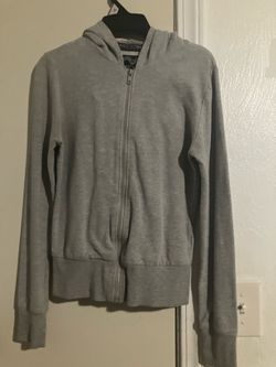 Grey zip up
