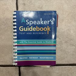 A Speakers Guidebook Textbook