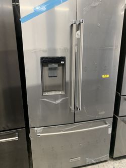 Kitchen aid French door in stainless steel counter depth new 2019