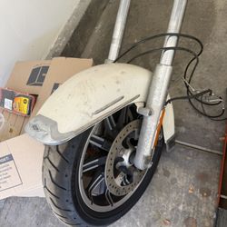 Road Glide Forks/front Fender/fron Tire & Rim