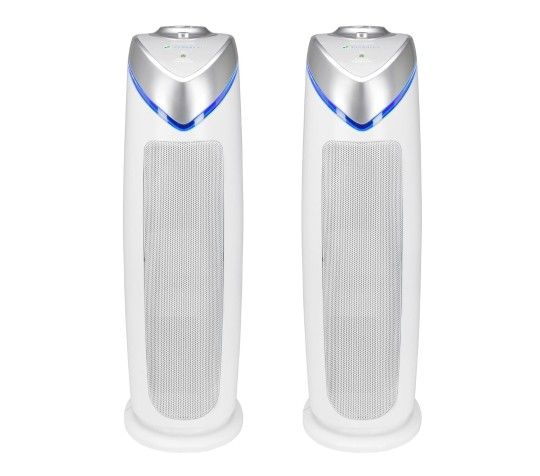 GermGuardian Air Purifier with HEPA 13 Filter, Removes 99.97% of Pollutants, Covers 743 Sq. Foot Room in 1 Hour, UV-C Light Helps Reduce Germs, 22 Inc