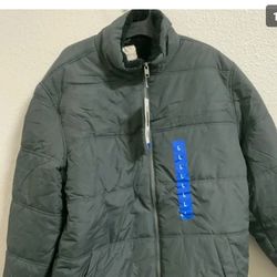 $40⚡️🍓🍓Weatherproof Vintage Men’s Fleece Lined Puffer Jacket Gray - Large 055 