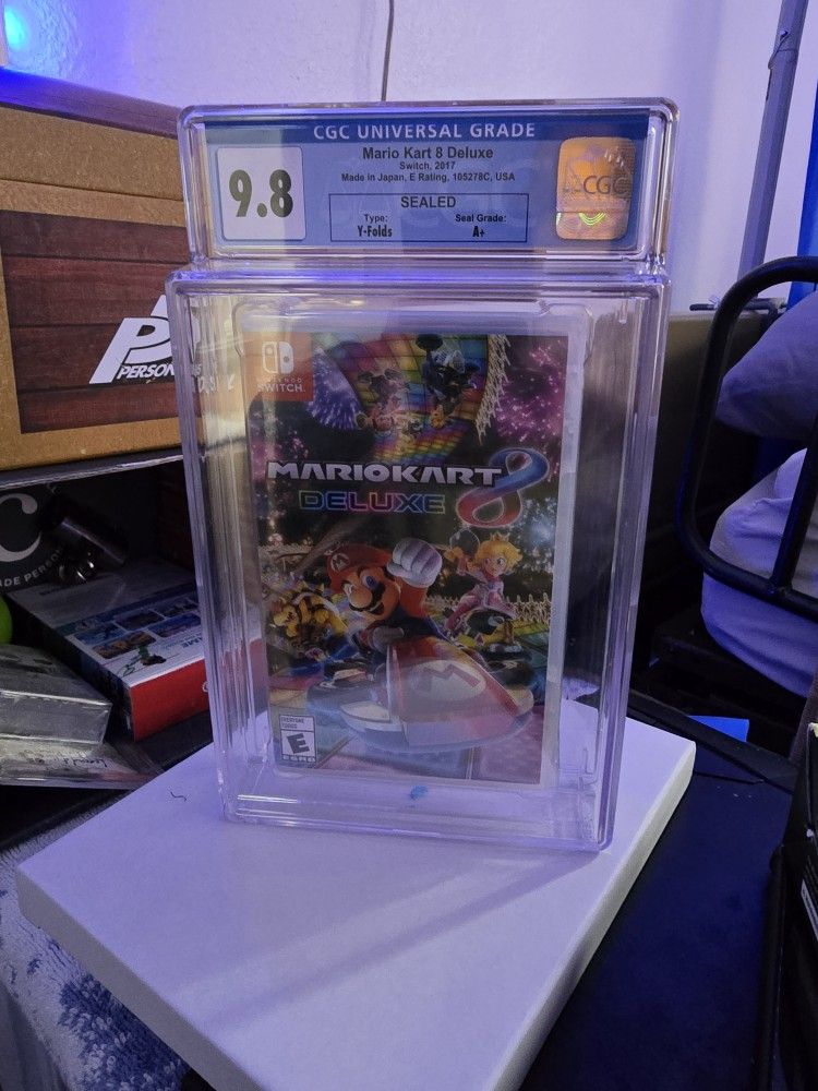 Mario Kart 8 Deluxe Graded 9.8 A++