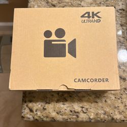 Brand new 4k Ultra HD Camcorder 