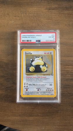 Pokemon Jungle Snorlax Holo PSA 6 Slab!