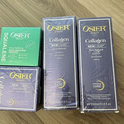 Brand new spa facial products, lotion and massage cream, 4pcs