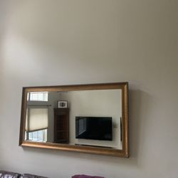 Mirrow With Gold Frame 83x43.5