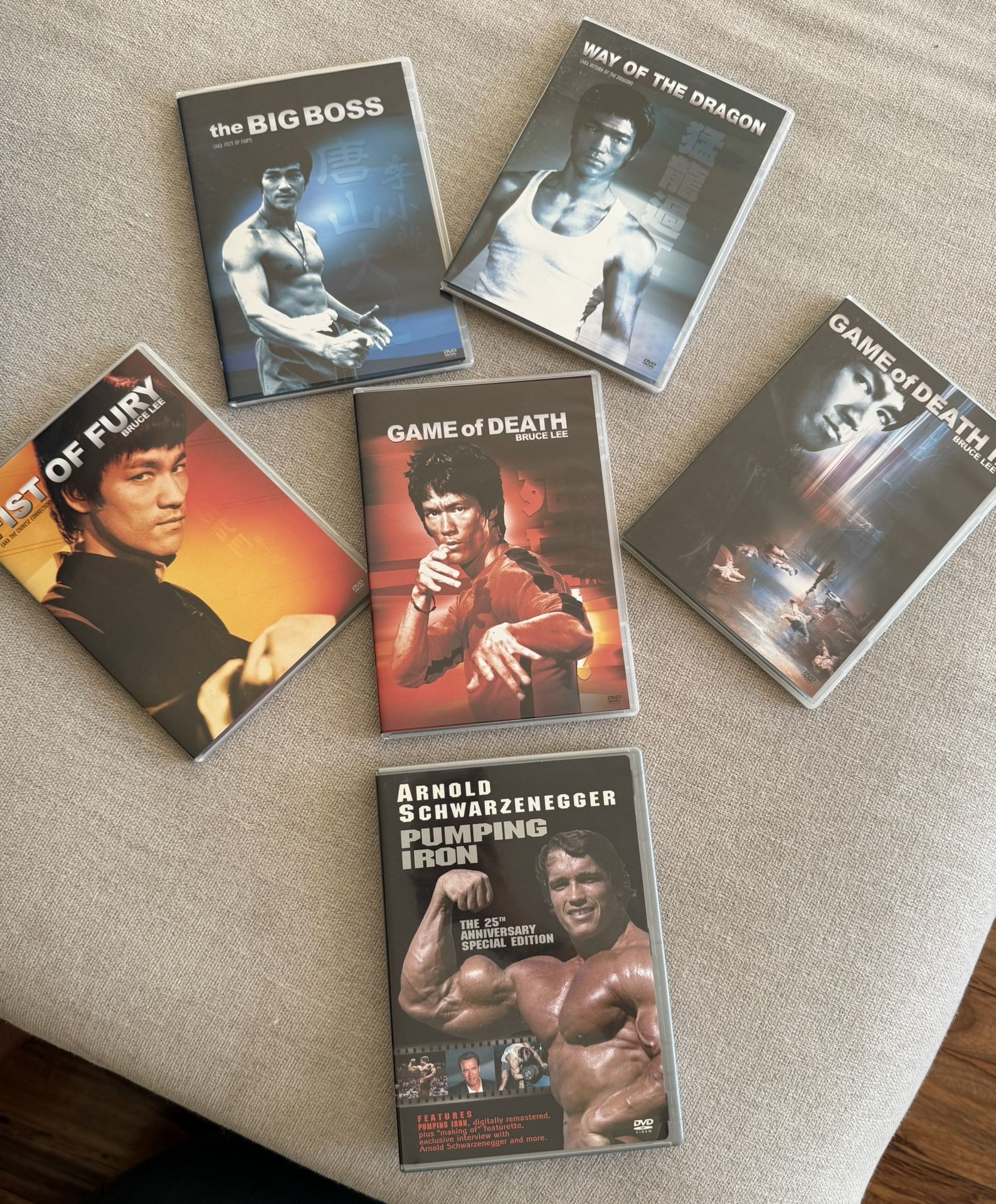 5 Bruce Lee Classics Plus Arnold! 