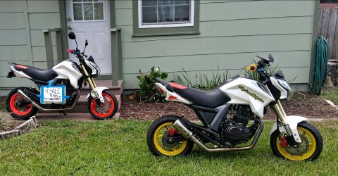 Mini Motorcycle with Custom everything