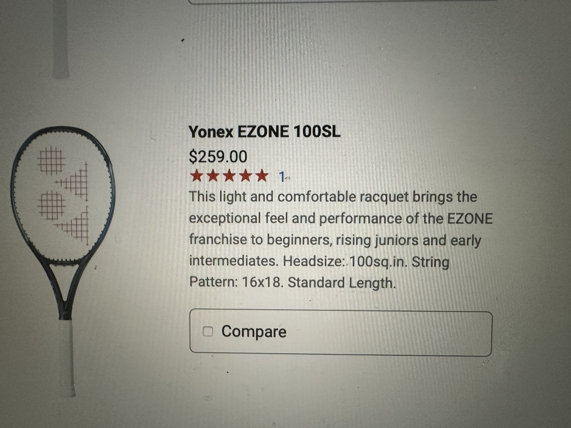 Yonex EZONE100SL