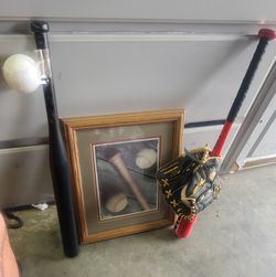 Youth Baseball, Glove and Hard Ball.