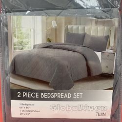 Solid Bedspread Twin