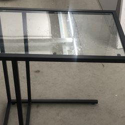 2 Side Table/Tray Table C Shape