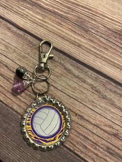 Volleyball keychain