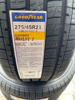 New 275/45/21 Goodyear assurance maxLife 2