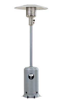 Sunjoy Avanti 47,000 BTU Outdoor Portable Propane Patio Heater (Silver)