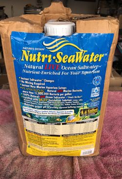 Nutri-SeaWater Natural Ocean Saltwater 4.4 gallons