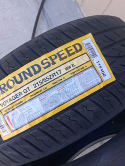 4 new tires 215/55/17...Ground Speed