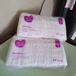 Luv's And Parents Choice Size 1 Diapers