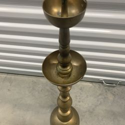 Large Candle Holder Brass