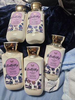 Bath & Body Works Butterfly Body Lotion x5