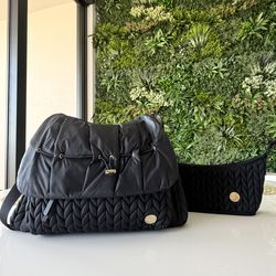 Happ Brand Levy Backpack Black & Stroller Organizer