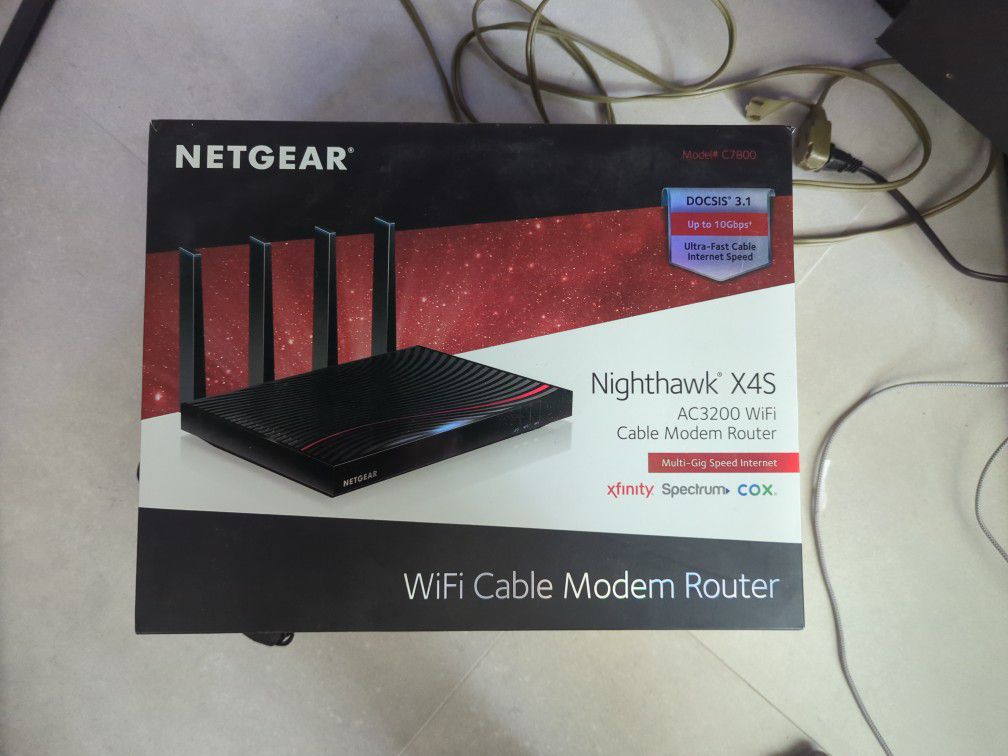 Netgear Nighthawk X4S. Cable/Xfinity Modem/Router