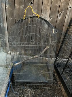 Bird Cage black 37”x20.5”x21.5” HxWxD