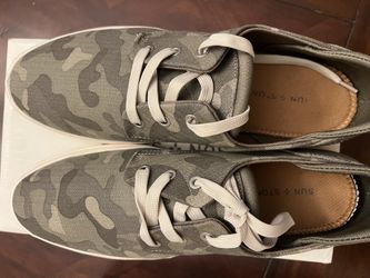 Men’s Canvas Sneaker -Camo Green