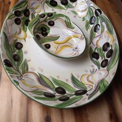 Ceramic 2 Piece Serving Set