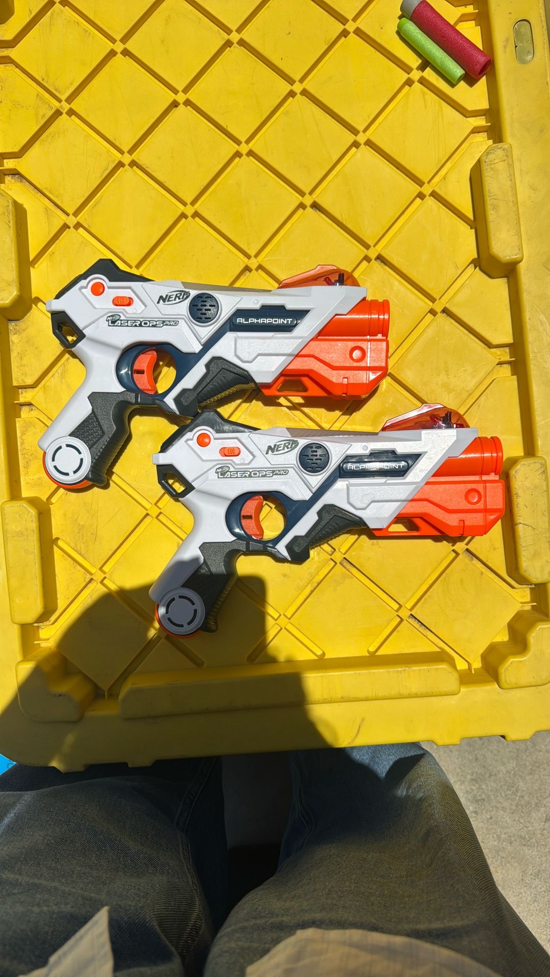Nerf Laser Ops Pro Alphapoint Blaster x2