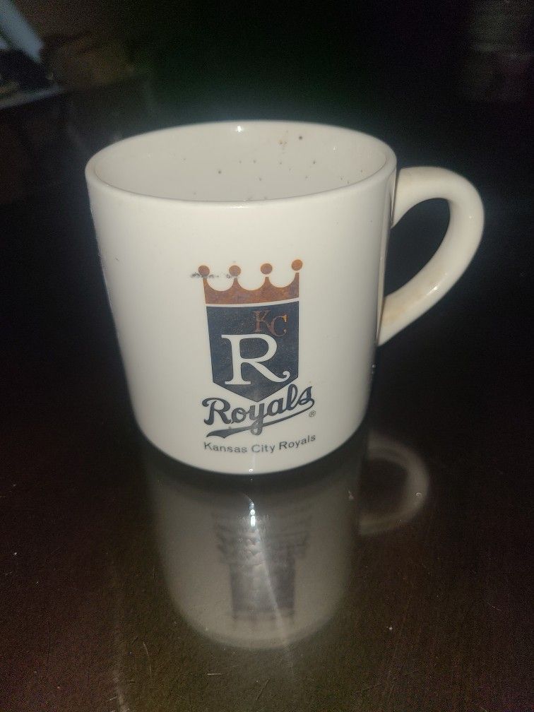 RARE Vintage Kansas City Royals Coffee Mug 1985 World Series Champions MLB